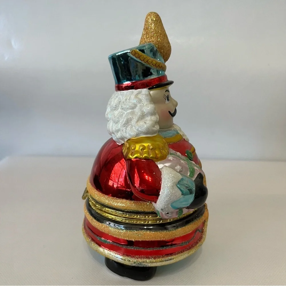 Christopher Radko Jolly Nutcracker Hinged Keepsake Box 2004